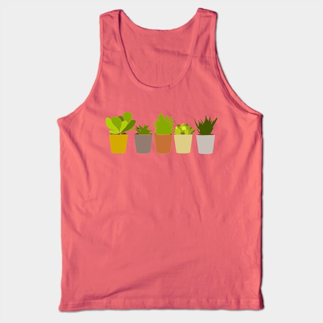 Colorful plants Tank Top by jkwatson5